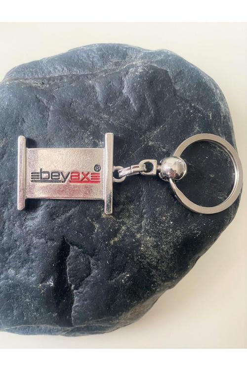 Beyax Yazılı Metl Anahtarlık