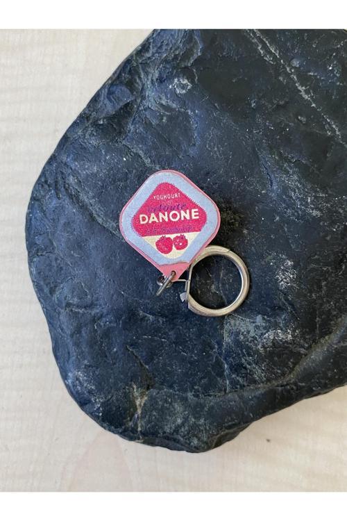 Avrupa Danone Reklam Anahtarlığı Plastik Anahtarlık