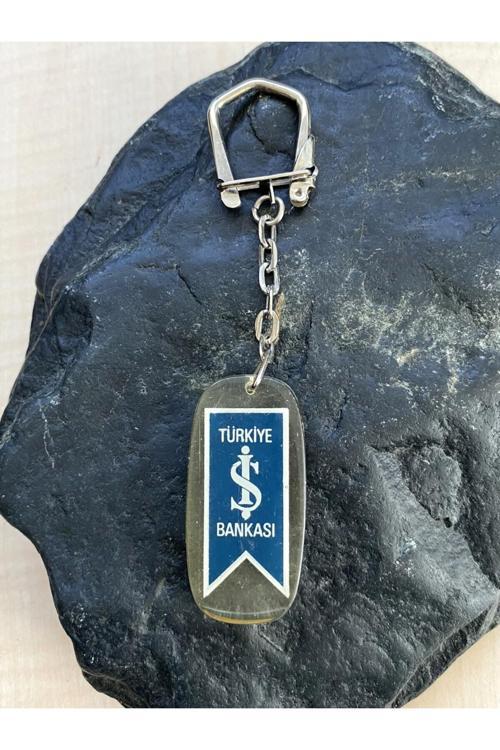 Antika Türkiye İşbankası Anahtarlık Mika Anahtarlık