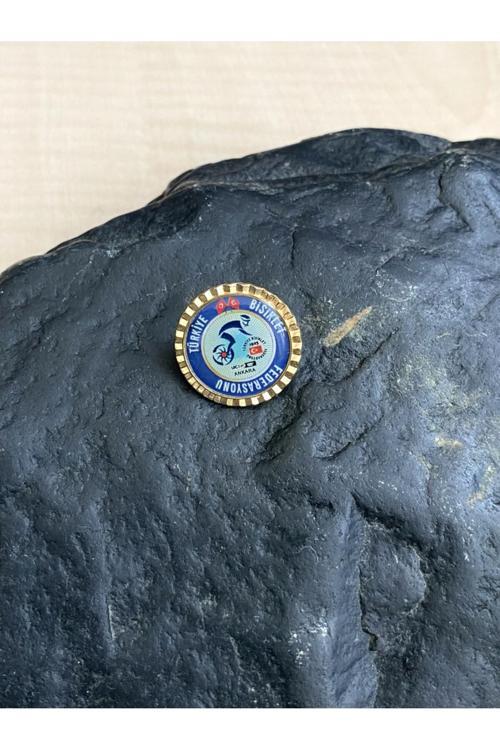 Türkiye Bisiklet Federasyonu Rozet Yaka İğnesi Rozet