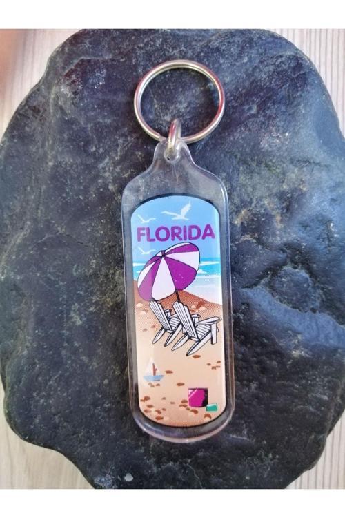 Koleksiyonluk Mika Florida Temalı Anahtarlık