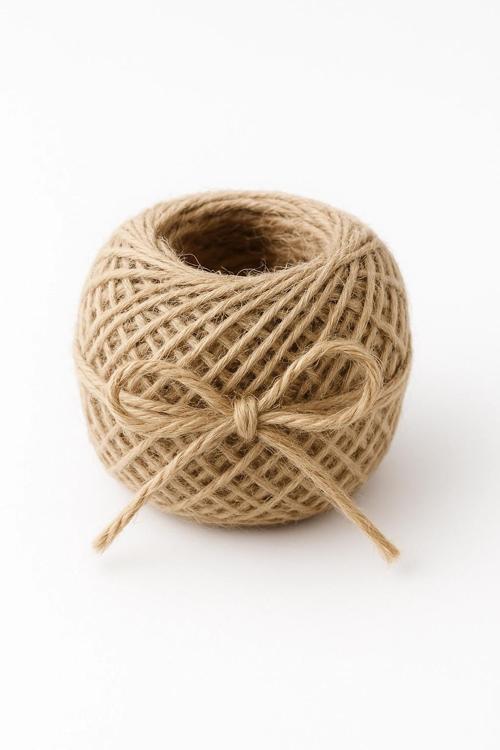 Sarılmış İnce Jüt İp 10 Metre Hasır İpi, Bağlama İpi , Çuval İpi, Kırnap İpi, Jüt Ip 10 Metre Çeyiz 