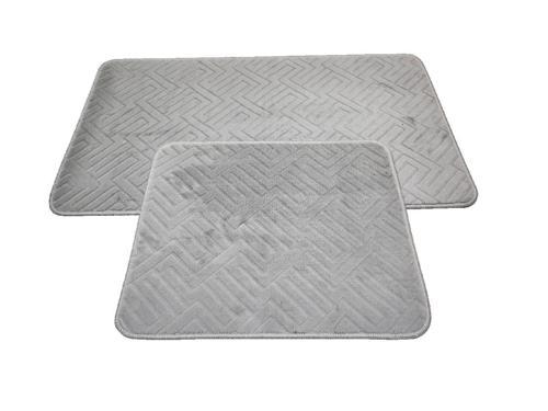 2 Lİ BANYO SETİ MİLAS GRİ