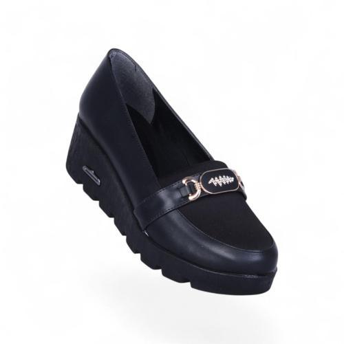 Esrc-608 Siyah Kadın 7Cm Topuklu Ayakkabı