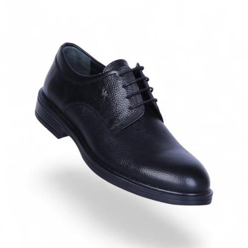 320 Siyah Zigana Kauçuk %Deri Erkek Klasik Ayakkabı