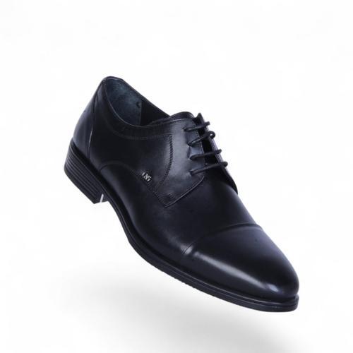 580 Siyah Antik Kauçuk %Deri Erkek Klasik Ayakkabı