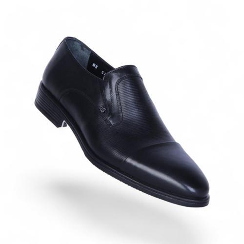 575 Siyah Antik Kauçuk %Deri Erkek Klasik Ayakkabı