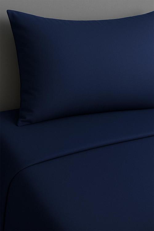 Tek Kişilik Nevresim Takımı Lacivert %100 Pamuk