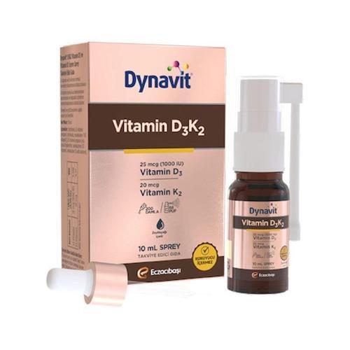 Vitamin D3K2 Takviye Edici Gıda Sprey 10 ml