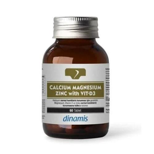 Calcium Magnesium Zinc D3 60 Tablet