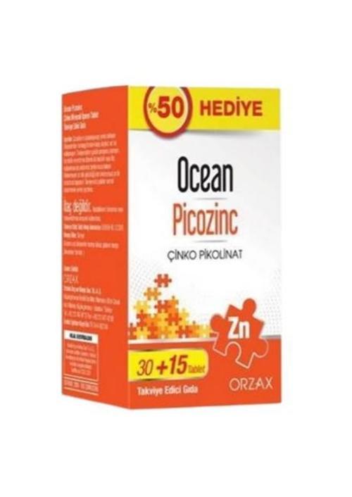 Ocean Picozinc Takviye Edici Gıda 30 + 15 Tablet