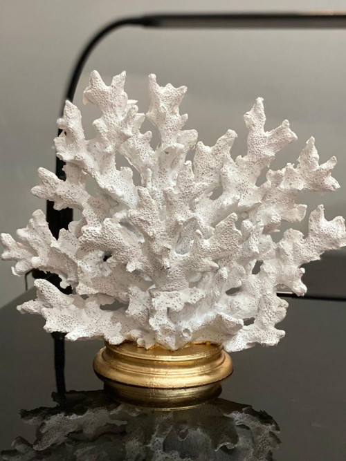 Dekotatif Şık Mercan biblo Polyester