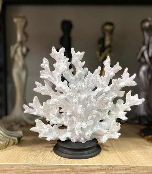 Dekotatif Şık Mercan biblo Polyester