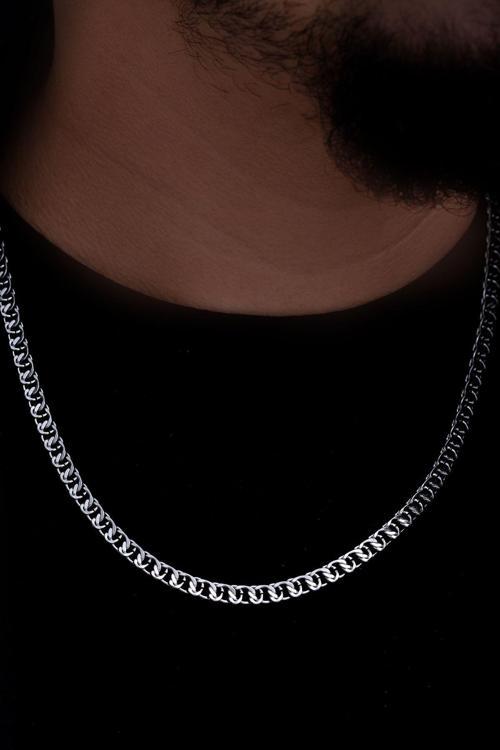 Erkek Çelik Kolye - Barlı Gurmet Model Çelik Kolye