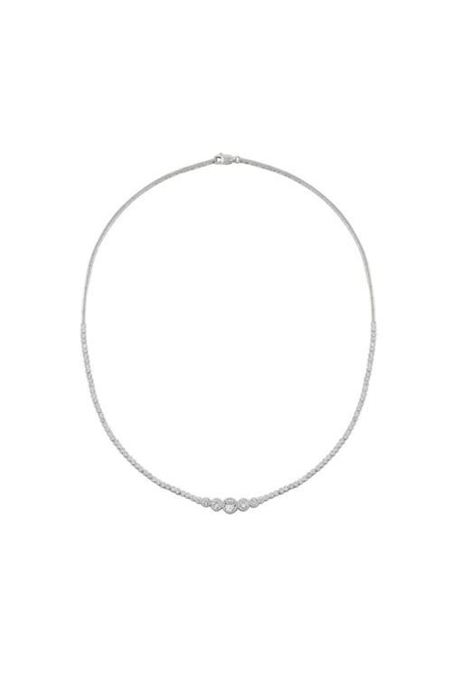 Parla Zirkon Taşlı Bayan Gümüş Kolye