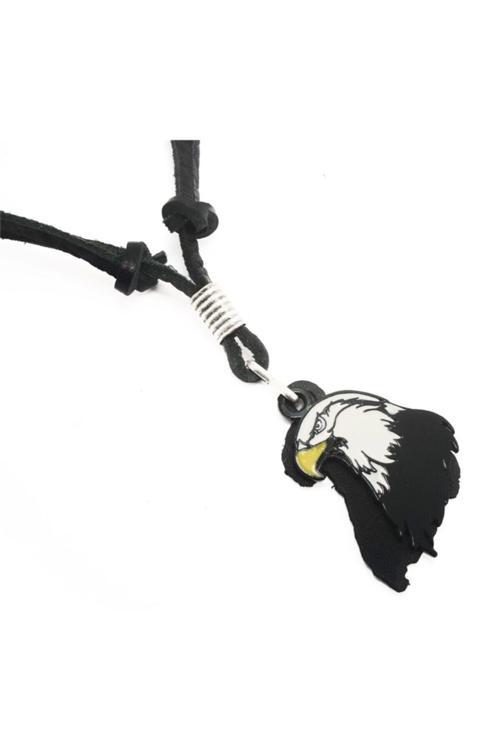 Kartal Erkek Deri Kolye