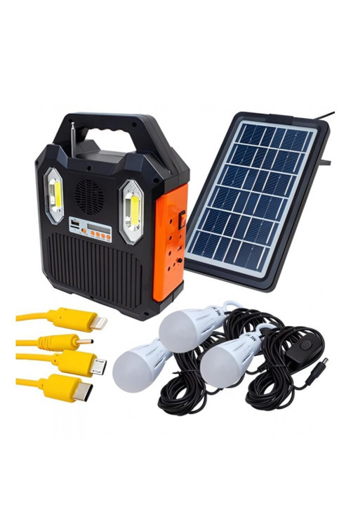Ralu 3 Ampullü Güneş Enerjili Ev Bahçe Kamp Aydınlatması Ws-5673