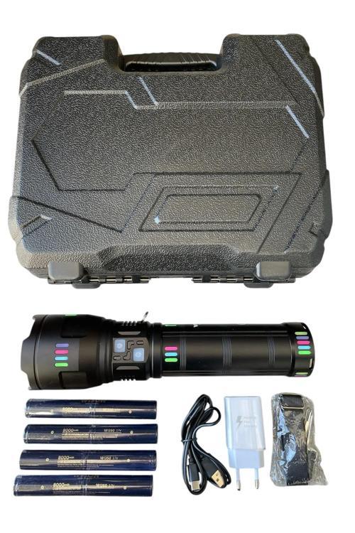 Ws-1150 Uzun Menzilli Profesyonel El Feneri 60 Watt 5500 Lümen