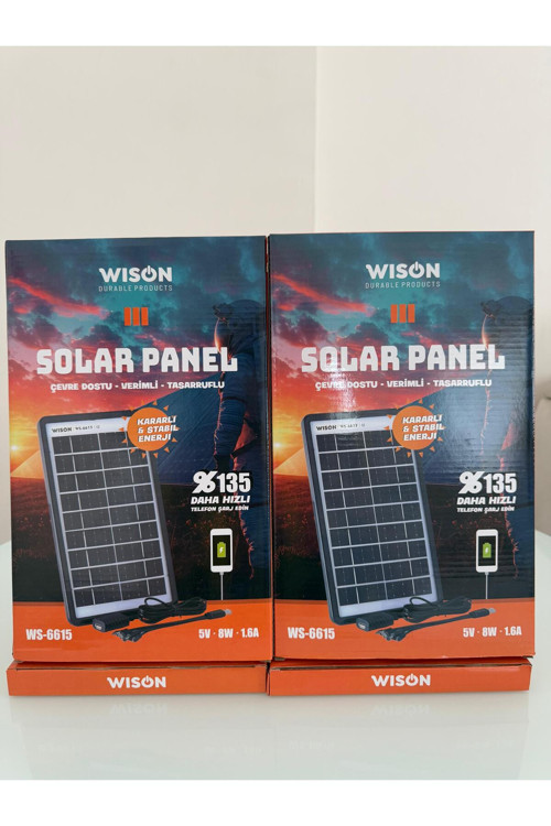 WS-6615 Solar Panel - Çevre Dostu Taşınabilir Güneş Enerji Sistemi