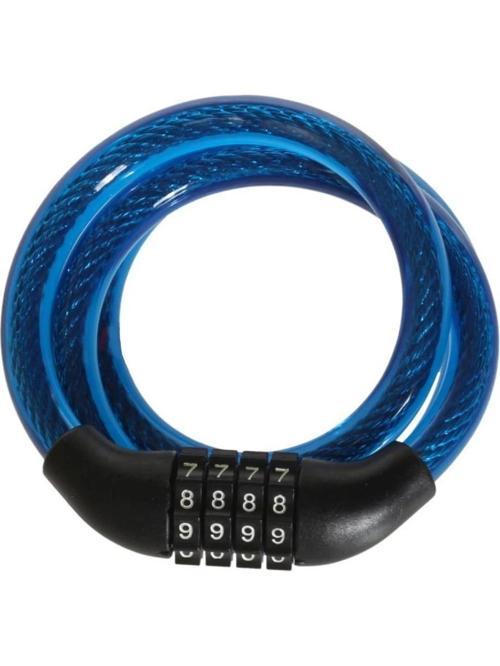 CABLE LOCK KİLİT 12X1000 4 ŞİFRELİ HALAT KLT-241 MAVİ