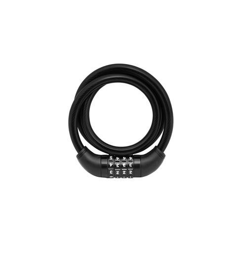 CABLE LOCK KİLİT 12X1000 4 ŞİFRELİ HALAT KLT-241 SİYAH