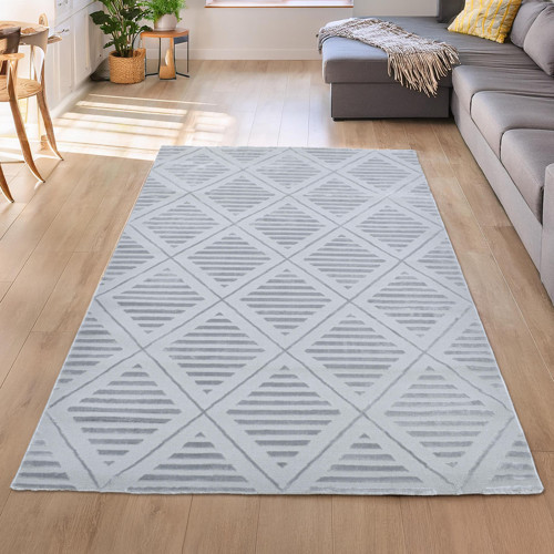 Elements Yumuşak Dokulu İskandinav Dokuma Gri Salon Halısı Mutfak Halısı Koridor Halısı Yolluk 06A_PA48