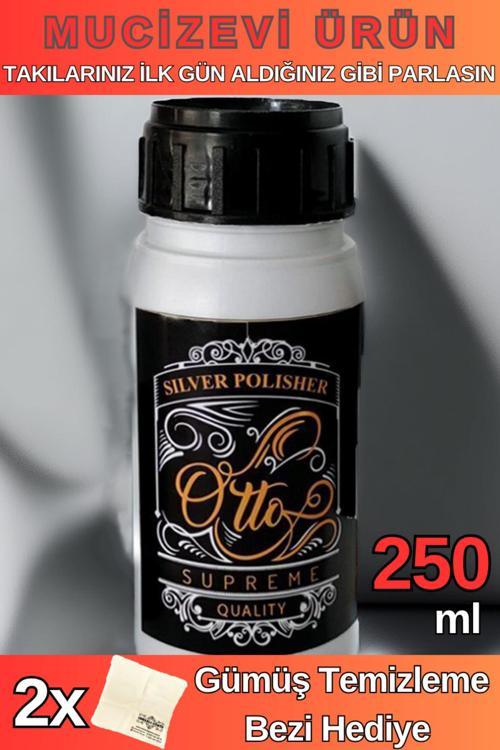 250Ml Otto Gümüş - Altın Ve Kaplamalı Takı Parlatma Temizleme Suyu