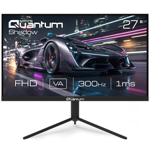 Shadow MG27B-A FHD VA 300Hz 2xHDMI+2xDP Dahili Hoparlör 27" Flat Siyah Yükseklik ayarlı Gaming Monitör QNMNT10F080957