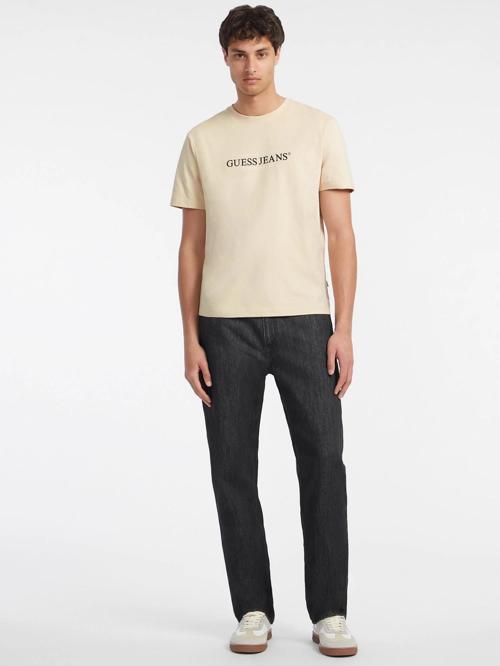 Erkek Bej Regular Fit T-Shirt M4YI42K8FQ4-G1W7