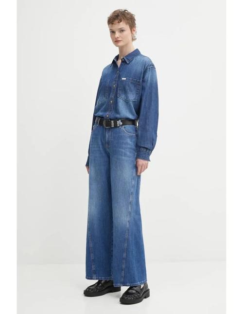 Kadın Mavi Loose Fit Jean W5BA2TD0021-GJGM