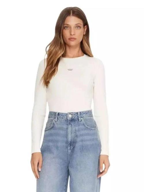 Kadın Krem Top W5BP01KA0H1-G053