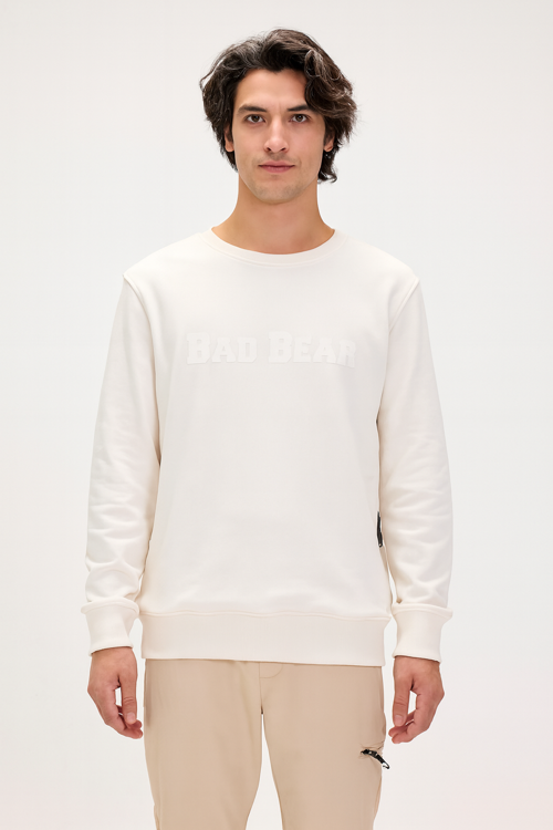 Snow Marshmallow Crewneck Erkek Baskılı Sweatshirt