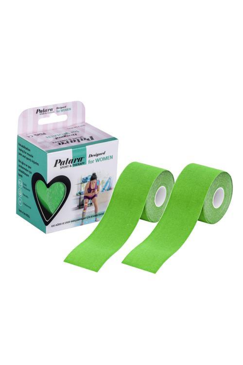 Sport Tape | Kinezyo Ağrı Bandı | Yeşil Renk | 5cm x 5m | 2 Kutu