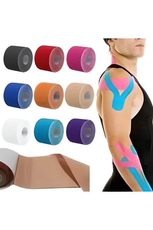 - Kinesio Bant - Sporcu Bandı - 5cmx5m (siyah)