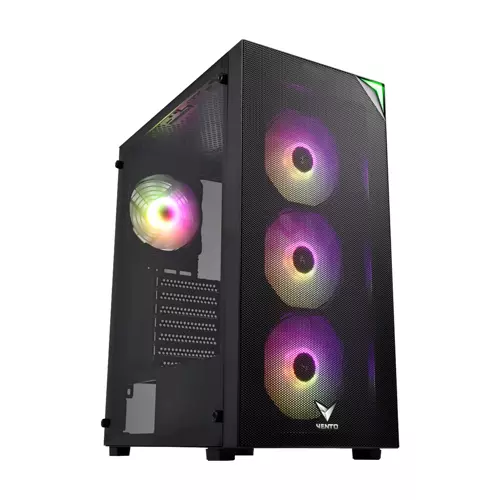 FSP VG3400S 750W 80+ 4x120mm RGB Fan Temperli Cam USB 3.0 Mesh ATX Gaming (Oyuncu) Kasa