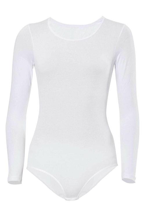 LİKRALI UZUN KOLLU BODY 4058