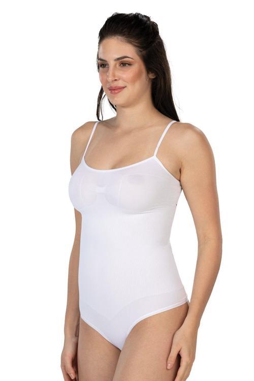 BEYAZ 1927 İp Askıllı Ripli String Body