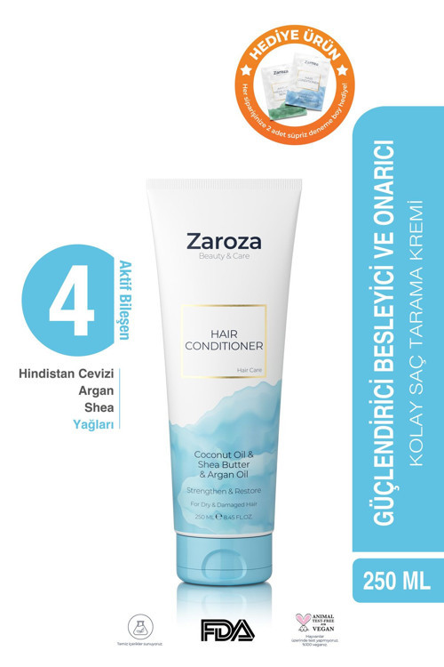 Saç Için Kolay Tarama Kremi - Saç Teli Güçlendirici Hair Conditioner - 250 ml