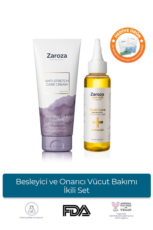 Besleyici ve Onarıcı Vücut Bakımı İkili Set