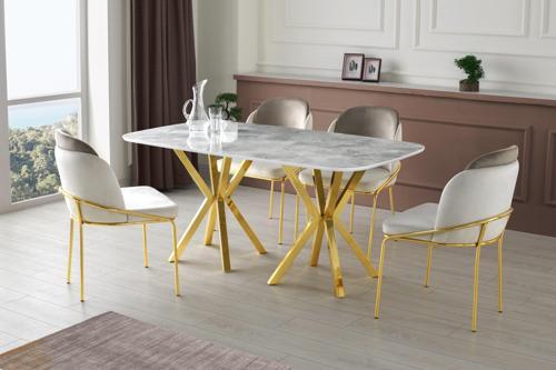 Royal High Gloss Yemek Masası 90*140 cm