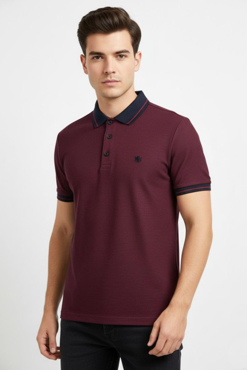 ERKEK POLO YAKA JAKARLI T-SIHIRT 19068