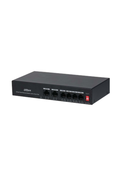 Pfs3006-4et-36 4fe Poe Port (4xpoe 36w), 2fe Uplink Switch