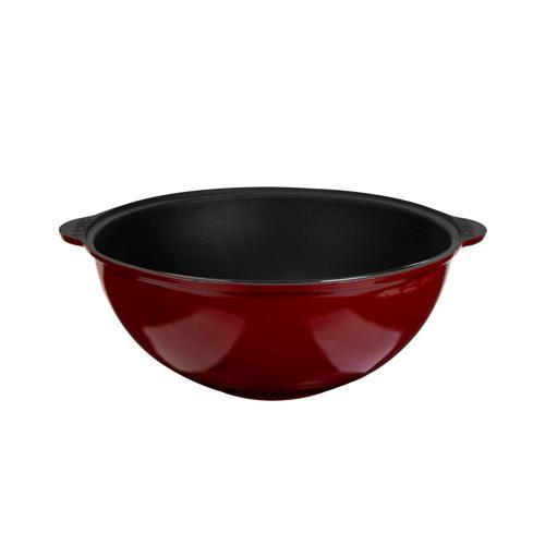 Yuvarlak Kazan / Tencere. Döküm Demir Yekpare Kulplu Çap(Ø)28cm.