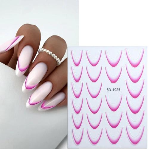 5D Tırnak Stickerları - 5D Nail Stickers SD-1925