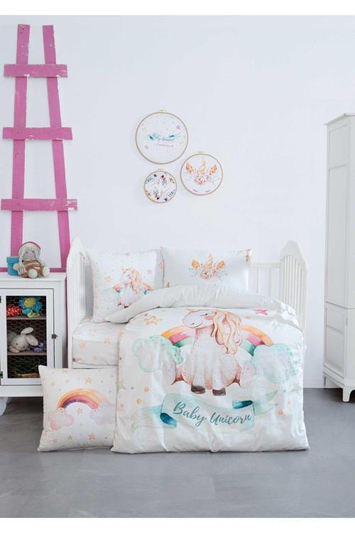 Mibabies; Ultra Yumuşak %100 Pamuklu Bebek Odası Takımı: Nevresim Takımı, Kırlent, Duvar Süsü