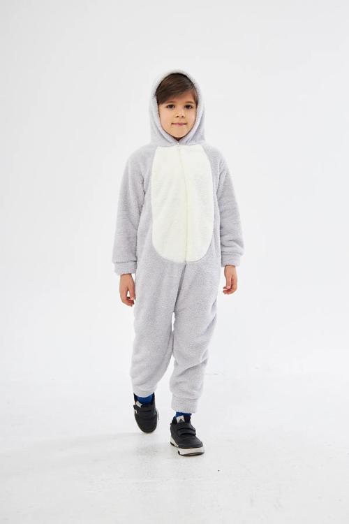 Çocuk Welsoft Tavşan Kulaklı Kışlık Tulum