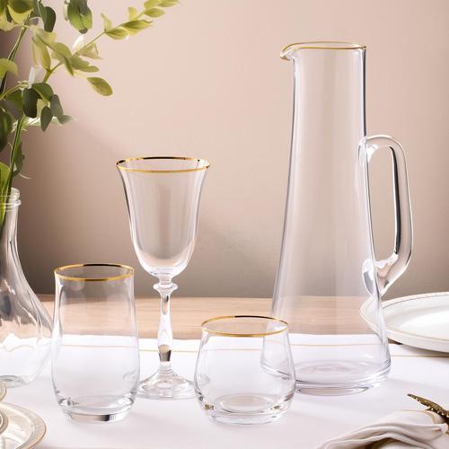 Crystalite Gold 37 Parça 12 Kişilik Su Seti
