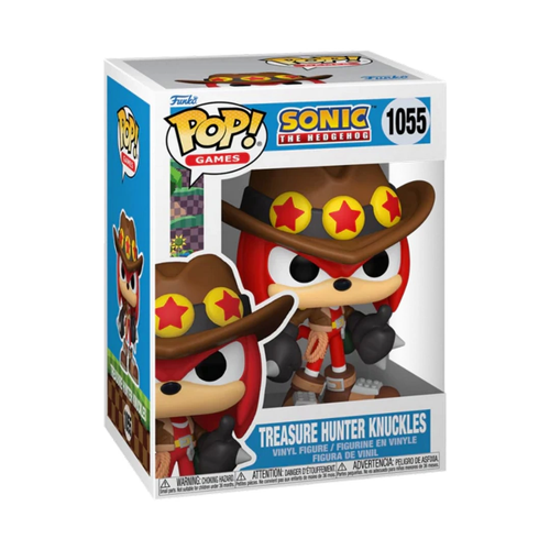 Funko POP Games: Sonic - Treasure Hunter Knuckles Kız Erkek Çocuk Oyuncak Eğitici Oyuncaklar