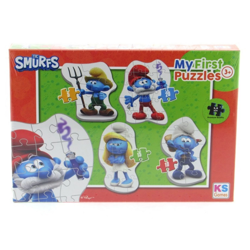 Şirinler My First Puzzle Kız Erkek Çocuk Oyuncak Eğitici Oyuncaklar