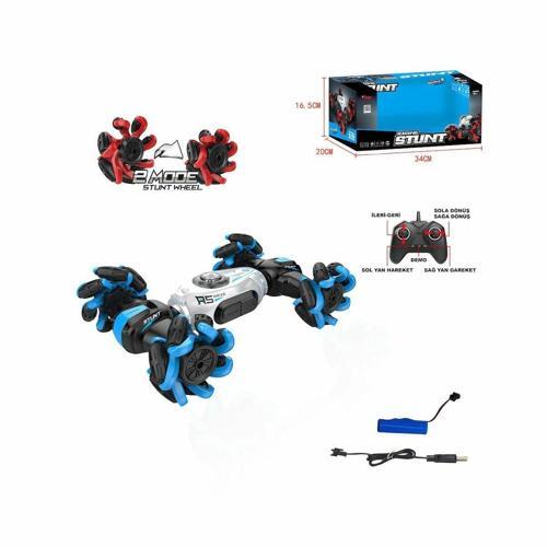 SYR-666-810 Kumandalı Şarjlı 2.4G Açılır Tekerlekli Akrobat Araba Kız Erkek Çocuk Oyuncak Eğitici Oy